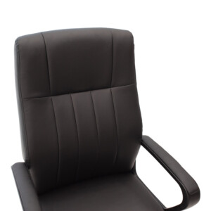 Καρέκλα γραφείου διευθυντή Roby pakoworld με pu χρώμα μαύρο-090-000012