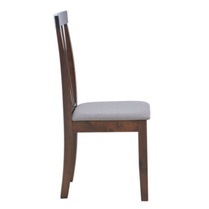 Καρέκλα Houston pakoworld σε καρυδί απόχρωση 40x49x94εκ-091-000010