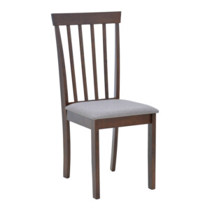 Καρέκλα Houston pakoworld σε καρυδί απόχρωση 40x49x94εκ-091-000010