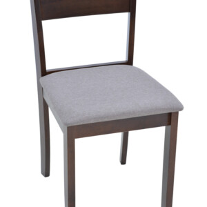 Καρέκλα Dallan  pakoworld σε καρυδί απόχρωση 40x47.5x89εκ-091-000012