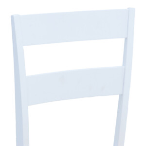 Καρέκλα York pakoworld σε λευκή-φυσική απόχρωση 39.5x47.5x89εκ-091-000013