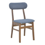 Καρέκλα Gaborn pakoworld σε γκρι απόχρωση 47x47x81