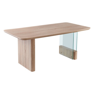 Tραπέζι Faghan pakoworld καφέ mdf 180x90x76εκ-093-000034