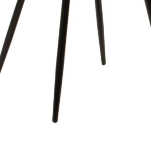 Καρέκλα Giselle pakoworld βελούδο σάπιο μήλο-μαύρο πόδι-096-000022