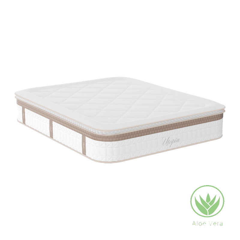 Στρώμα Utopia pakoworld pocket spring με ανώστρωμα aloe vera 30-32cm 160x200εκ-100-000018 Στρώμα Utopia pakoworld pocket spring με ανώστρωμα aloe vera 30-32cm 160x200εκ-100-000018
