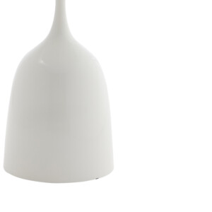 Βοηθητικό τραπέζι Agrile Inart λευκό μέταλλο Φ50x60εκ-101-000100