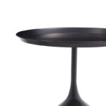 Βοηθητικό τραπέζι Agrile Inart μαύρο μέταλλο Φ50x60εκ-101-000101