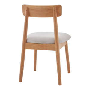 Καρέκλα Tullo pakoworld rubberwood σε φυσική απόχρωση 46x45x78εκ-101-000126