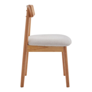 Καρέκλα Tullo pakoworld rubberwood σε φυσική απόχρωση 46x45x78εκ-101-000126