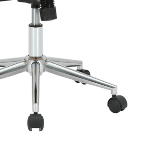 Καρέκλα γραφείου εργασίας Fern pakoworld PU λευκό ξύλο φυσικό-106-000025