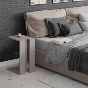 Βοηθητικό τραπέζι Muju pakoworld σε μόκα απόχρωση 40x30x57εκ-119-001241