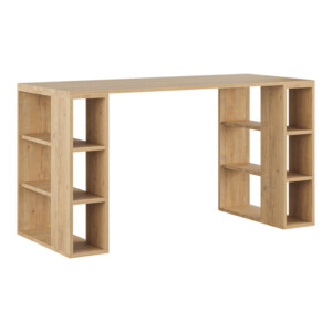 Γραφείο Colmar pakoworld σε oak απόχρωση 140x60x75εκ-119-001248