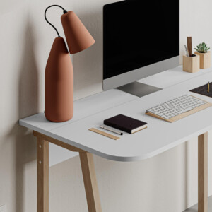 Γραφείο Malia pakoworld σε λευκή-φυσική απόχρωση 120x60.5x75εκ-119-001249