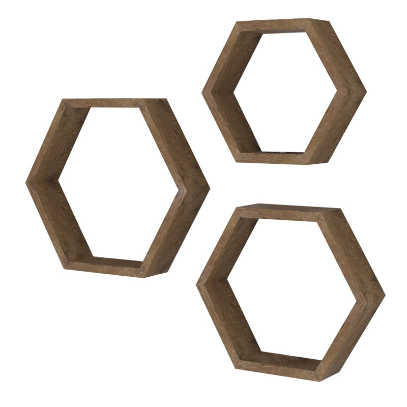 Ραφιέρα τοίχου Valis pakoworld τριών τεμαχίων χρώμα καρυδί 37x9x32εκ-120-000058 Ραφιέρα τοίχου Valis pakoworld τριών τεμαχίων χρώμα καρυδί 37x9x32εκ-120-000058