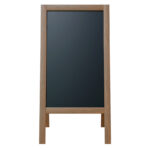 Stand μενού Felex pakoworld καρυδί-μαύρο 50x25x100εκ-120-000162