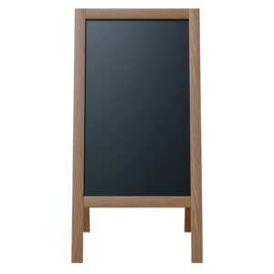 Stand μενού Felex pakoworld καρυδί-μαύρο 50x25x100εκ-120-000162