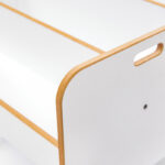 Ραφιέρα Dovere pakoworld λευκό mdf 56x34x55εκ-120-000420