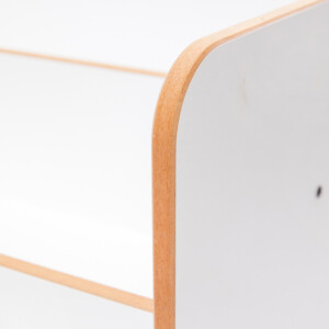 Ραφιέρα Seagull pakoworld λευκό mdf 57x34x70εκ-120-000424