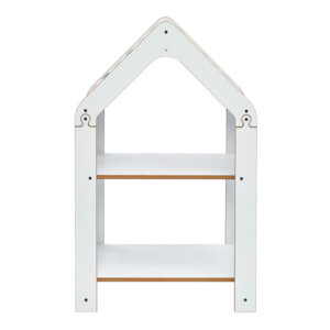 Ραφιέρα Montessori Zoilen pakoworld λευκό-ροζ mdf 50x30x80εκ-120-000427