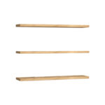 Ραφιέρα τοίχου Edna pakoworld μελαμίνη σε φυσική απόχρωση 60x14.5x1.8εκ-120-000447