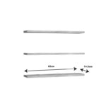 Ραφιέρα τοίχου Edna pakoworld μελαμίνη σε φυσική απόχρωση 60x14.5x1.8εκ-120-000447