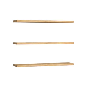 Ραφιέρα τοίχου Edna pakoworld μελαμίνη σε φυσική απόχρωση 60x14.5x1.8εκ-120-000447