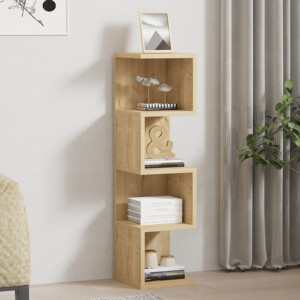 Ραφιέρα επιδαπέδια Pratel pakoworld σε oak απόχρωση 25x27x95εκ-120-000516