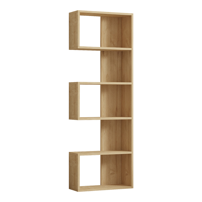 Βιβλιοθήκη Cascade pakoworld σε oak απόχρωση 51.8x22x150εκ-120-000522 Βιβλιοθήκη Cascade pakoworld σε oak απόχρωση 51.8x22x150εκ-120-000522