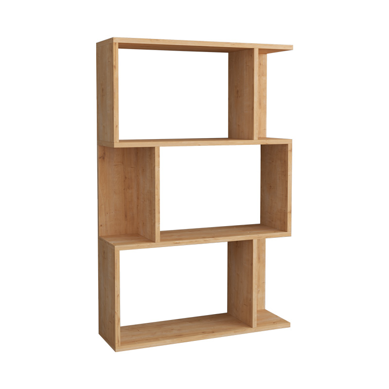 Βιβλιοθήκη Kadu pakoworld σε oak απόχρωση 72x22x108εκ-120-000614 Βιβλιοθήκη Kadu pakoworld σε oak απόχρωση 72x22x108εκ-120-000614