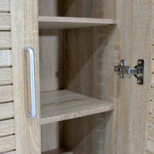 Παπουτσοθήκη-ντουλάπα SANTE pakoworld 21 ζεύγων χρώμα sonoma 60x37x183εκ-123-000005