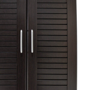 Παπουτσοθήκη-ντουλάπα SANTE pakoworld 21 ζεύγων χρώμα wenge 60x37x183εκ-123-000006