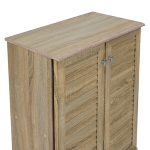 Παπουτσοθήκη-ντουλάπι SANTO pakoworld 10 ζεύγων χρώμα sonoma 60x34