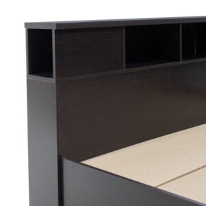 Κρεβάτι OLYMPUS pakoworld χρώμα wenge 160x200εκ-123-000036