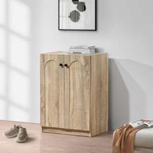 Παπουτσοθήκη-ντουλάπι Ambera pakoworld σε sonoma απόχρωση 60x36.5x81.5εκ-123-000263