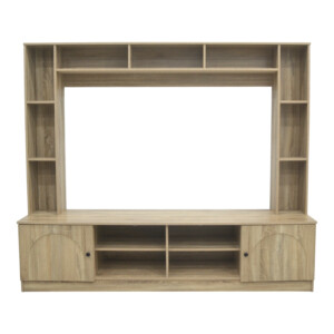 Σύνθετο σαλονιού Ambera pakoworld σε sonoma απόχρωση 200x40x171.5εκ-123-000264