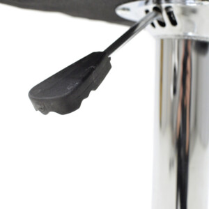 Σκαμπό μπαρ Balina pakoworld πτυσσόμενο λευκό pu-μέταλλο χρωμίου 52x53x109εκ-127-000147