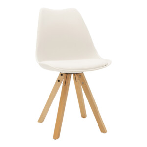 Τραπεζαρία Cuba-Caron pakoworld σετ 5τεμ sonoma-λευκό 120x80x75εκ-127-000192