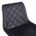 Σκαμπό μπαρ Libra pakoworld pu-μέταλλο σε μαύρη απόχρωση 49x55x115εκ-127-000193