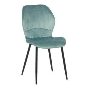 Καρέκλα Jelour pakoworld βελούδο σε φυστικί απόχρωση 46.5x60x84εκ-128-000054