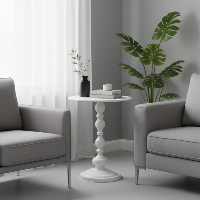 Βοηθητικό τραπέζι Anesor pakoworld μέταλλο σε κρεμ απόχρωση Φ40x52εκ-128-000060 Βοηθητικό τραπέζι Anesor pakoworld μέταλλο σε κρεμ απόχρωση Φ40x52εκ-128-000060