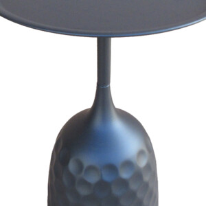 Βοηθητικό τραπέζι Waini pakoworld μέταλλο σε μαύρη απόχρωση Φ39x60εκ-128-000063