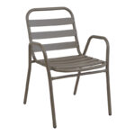 Τραπεζαρία Sussie-Ensure pakoworld 5τεμ μέταλλο-γυαλί σε σαμπανιζέ απόχρωση 140x80x70εκ-130-000159