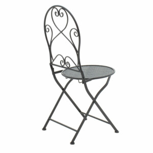 Τραπεζαρία Walen pakoworld σετ 3τεμ μέταλλο μαύρο-137-000002