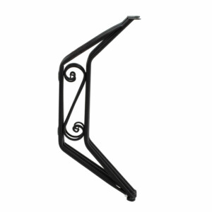 Τραπεζαρία Mosaic pakoworld σετ 3τεμ μέταλλο μαύρο - Image 15