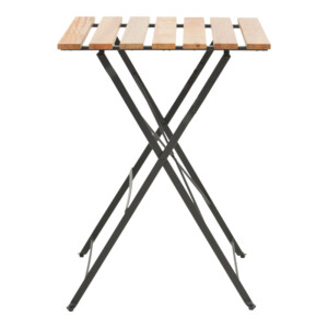 Τραπεζαρία Pometia pakoworld σετ 3τεμ ξύλο-μέταλλο-137-000012