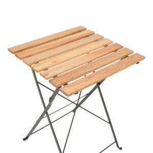 Τραπεζαρία Pometia pakoworld σετ 3τεμ ξύλο-μέταλλο-137-000012