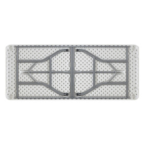 Τραπέζι catering Rodeo pakoworld πτυσσόμενο-βαλίτσα λευκό 240x76x74εκ-142-000015