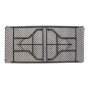 Τραπέζι catering-συνεδρίου Aprilia pakoworld λευκό μονοκόμματη επιφάνεια 198x90x74εκ-142-000017