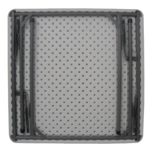 Τραπέζι catering Comfort pakoworld πτυσσόμενο σε λευκή απόχρωση 80x80x74εκ-142-000021