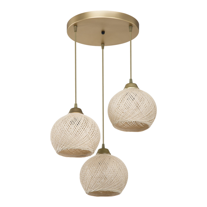 Φωτιστικό οροφής τρίφωτο PWL-1121 pakoworld Ε27 κρεμ-χρυσό Φ40x75εκ-147-000067 Φωτιστικό οροφής τρίφωτο PWL-1121 pakoworld Ε27 κρεμ-χρυσό Φ40x75εκ-147-000067